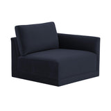 Willow Performance Velvet Modular RAF Corner Chair - View 12