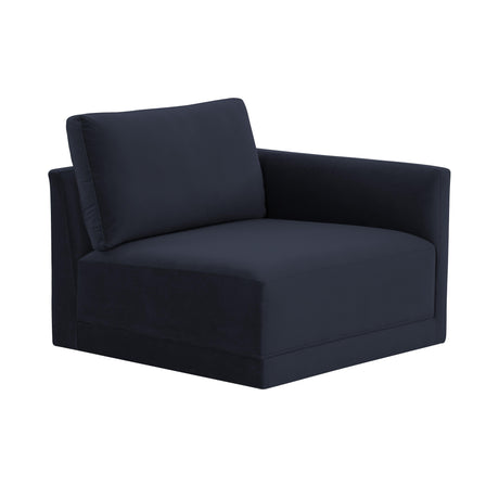 Willow Performance Velvet Modular RAF Corner Chair - View 12