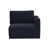 Willow Performance Velvet Modular RAF Corner Chair - View 14