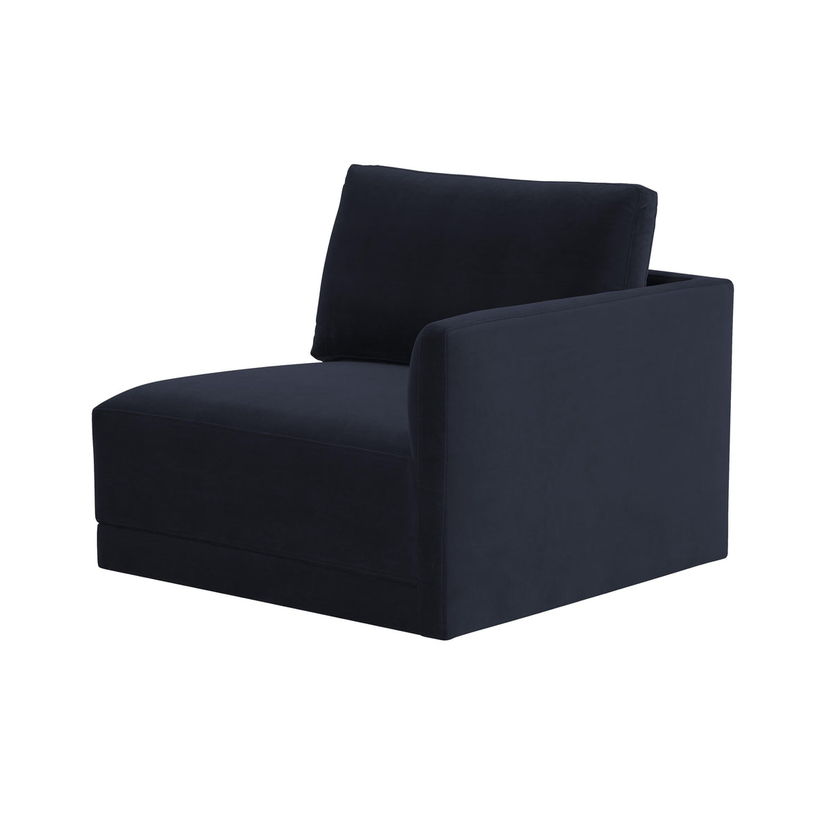 Willow Performance Velvet Modular RAF Corner Chair - View 15