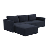 Willow 4-Piece Velvet Modular Sectional