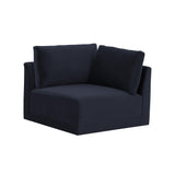 Willow Performance Velvet Modular Corner Chair - View 14