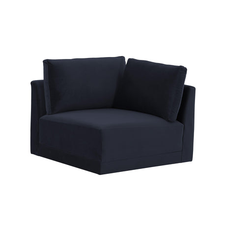 Willow Performance Velvet Modular Corner Chair - View 14