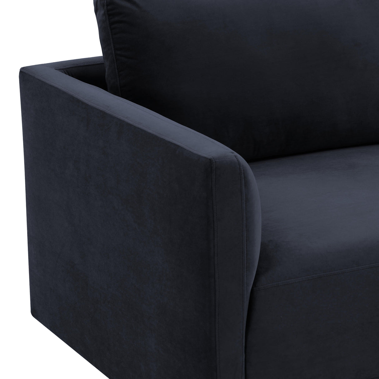 Willow 74" Velvet Modular Loveseat