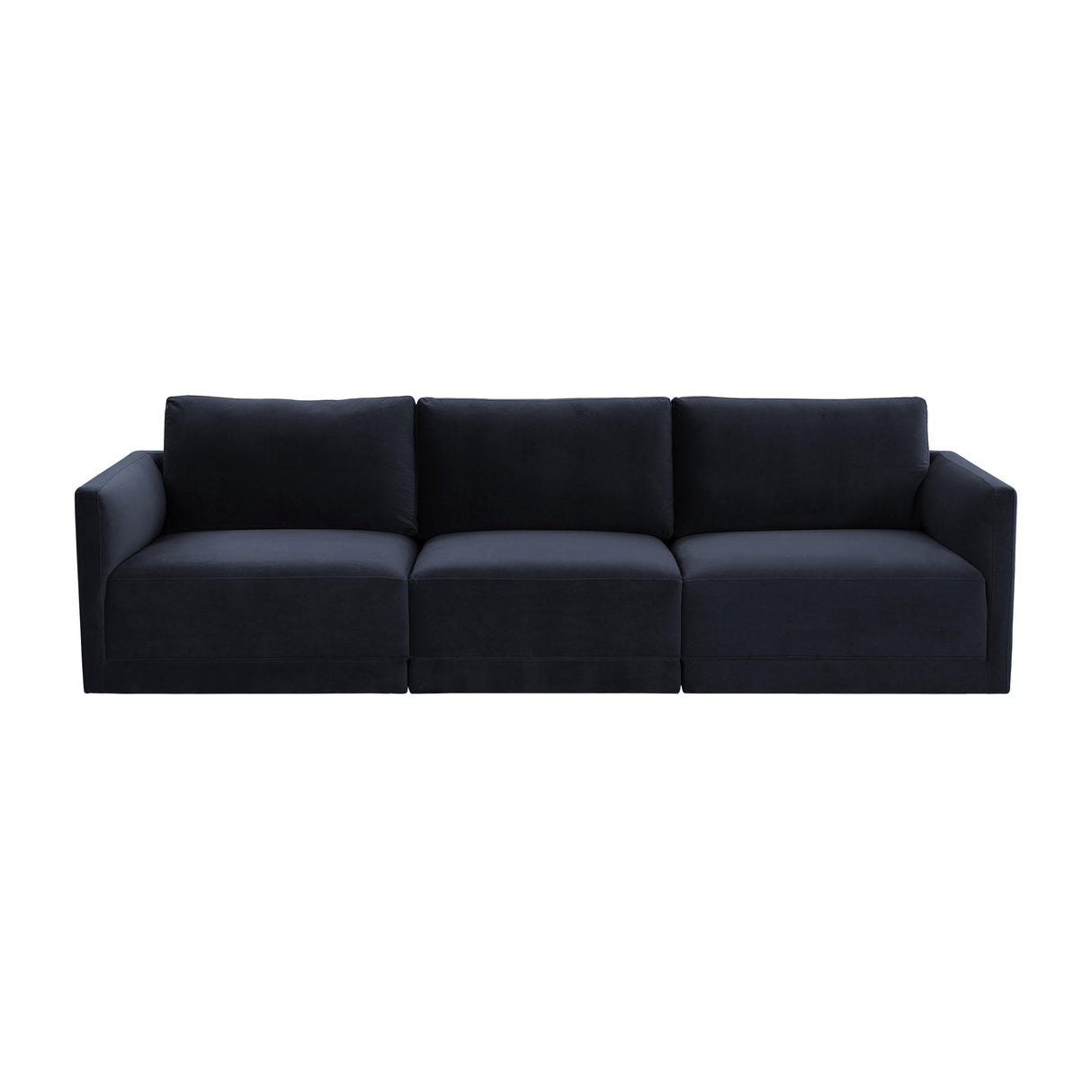 Willow 105" Velvet Modular Sofa
