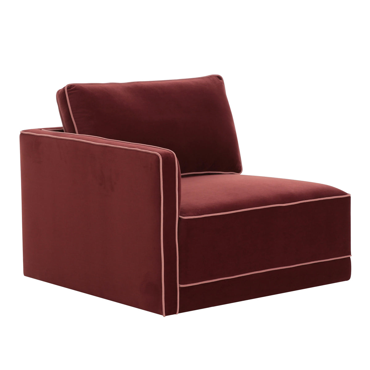 Willow Performance Velvet Modular LAF Corner Chair - View 21