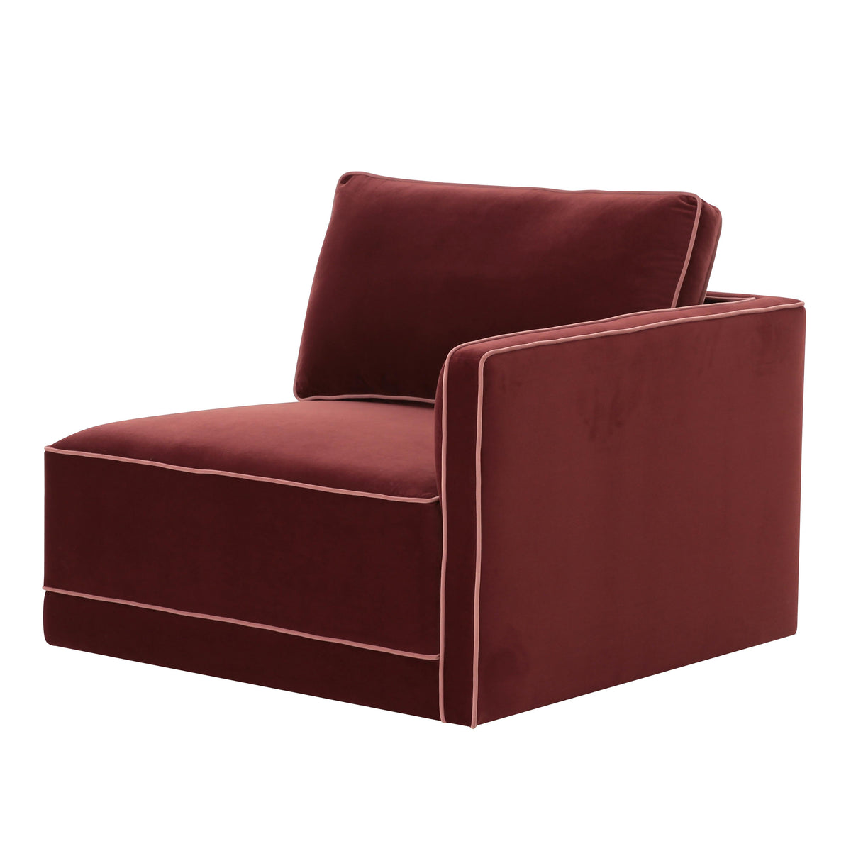 Willow Performance Velvet Modular RAF Corner Chair - View 18