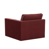 Willow Performance Velvet Modular RAF Corner Chair - View 20