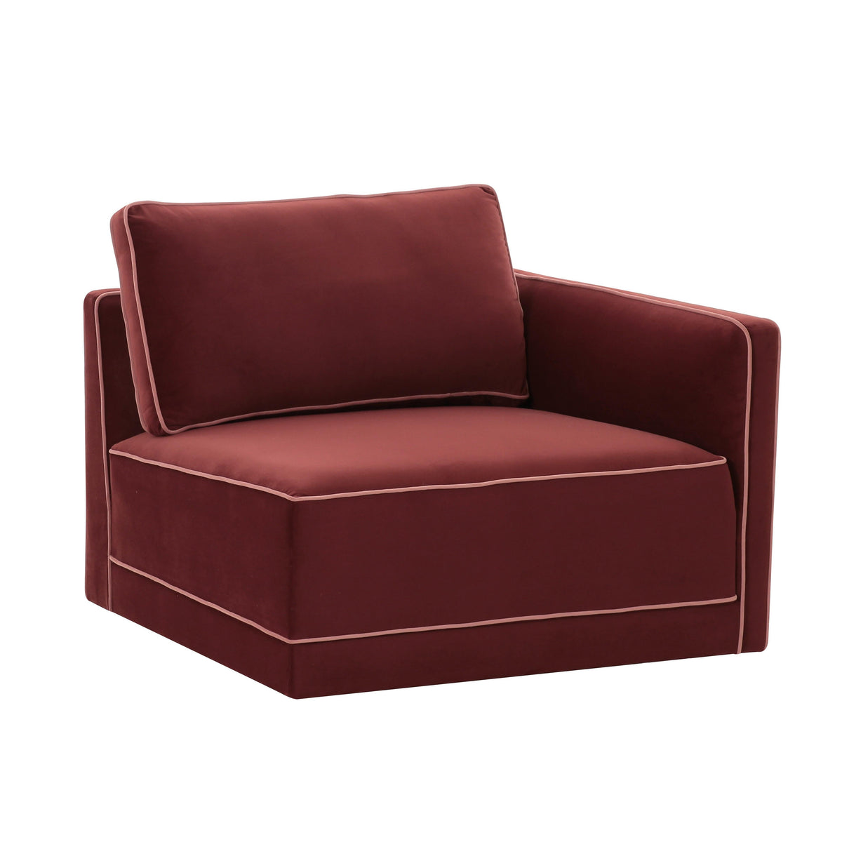 Willow Performance Velvet Modular RAF Corner Chair - View 21
