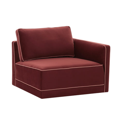 Willow Performance Velvet Modular RAF Corner Chair - View 21