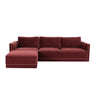 Willow 4-Piece Velvet Modular Sectional