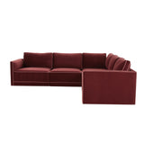 Willow 5-Piece Velvet Modular L Sectional