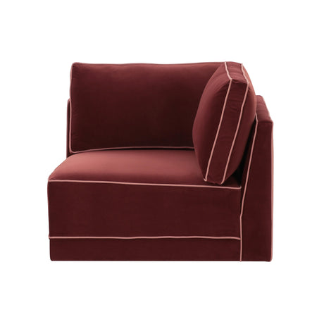 Willow Performance Velvet Modular Corner Chair - View 21