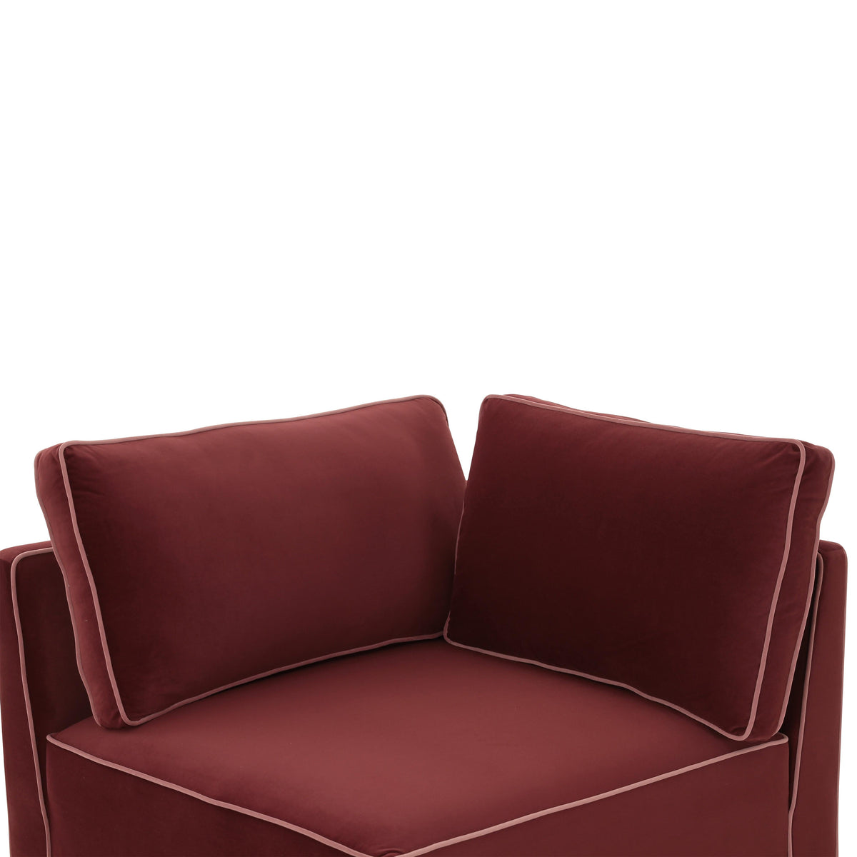 Willow Performance Velvet Modular Corner Chair - View 23