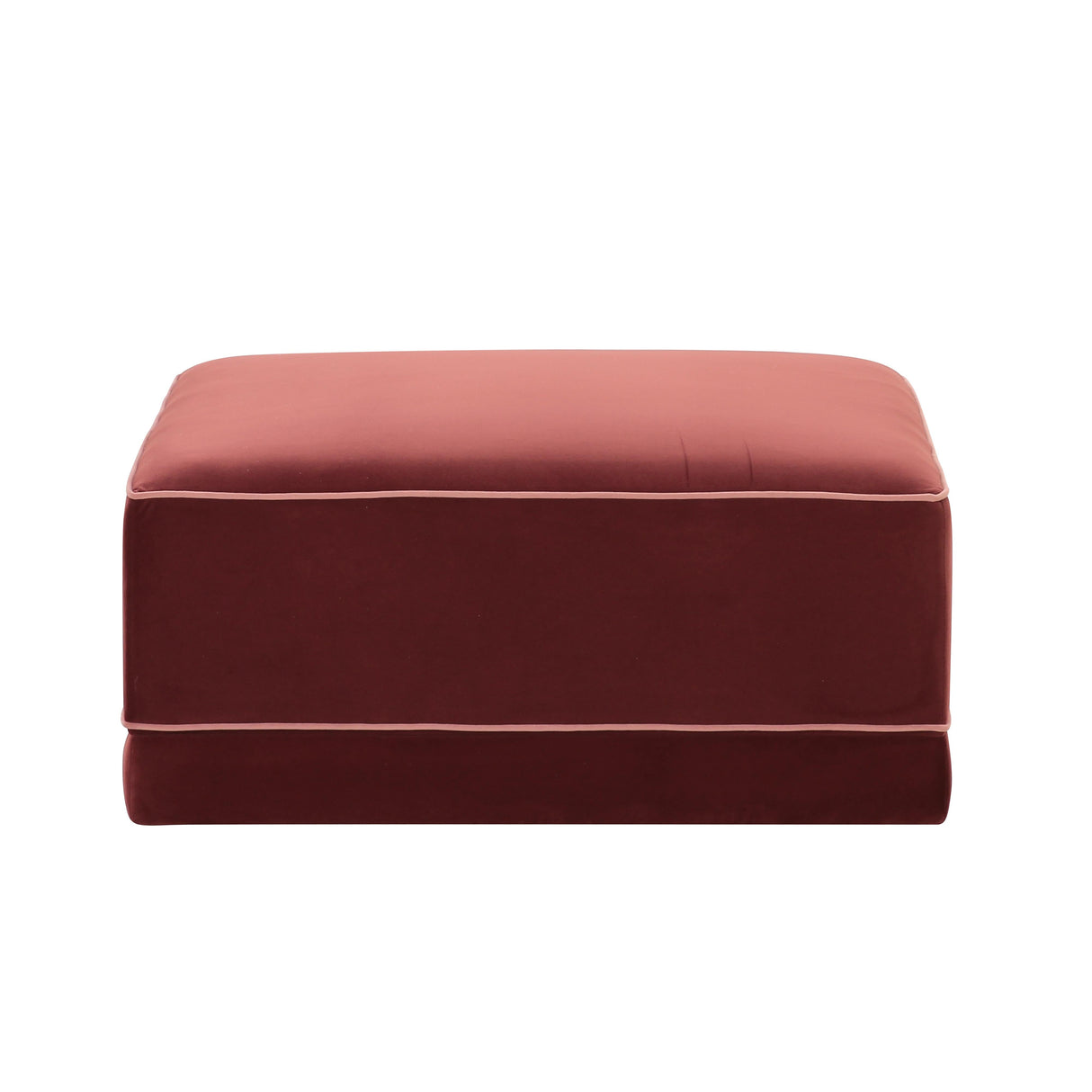 Willow Velvet Modular Ottoman