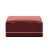 Willow Velvet Modular Ottoman