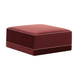 Willow Velvet Modular Ottoman