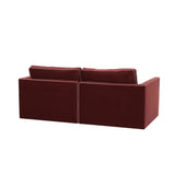 Willow 74" Velvet Modular Loveseat