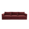 Willow 105" Velvet Modular Sofa