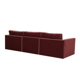 Willow 105" Velvet Modular Sofa