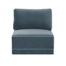 Willow Performance Velvet Modular Armless Chair - View 18