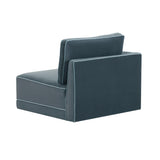 Willow Performance Velvet Modular LAF Corner Chair - View 24