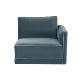 Willow Performance Velvet Modular RAF Corner Chair - View 22