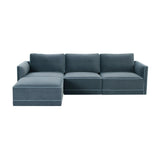 Willow 4-Piece Velvet Modular Sectional
