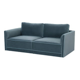 Willow 74" Velvet Modular Loveseat