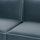 Willow 105" Velvet Modular Sofa