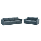Willow 105" Velvet Modular Sofa