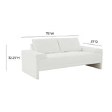 Maeve 75" Upholstered Loveseat