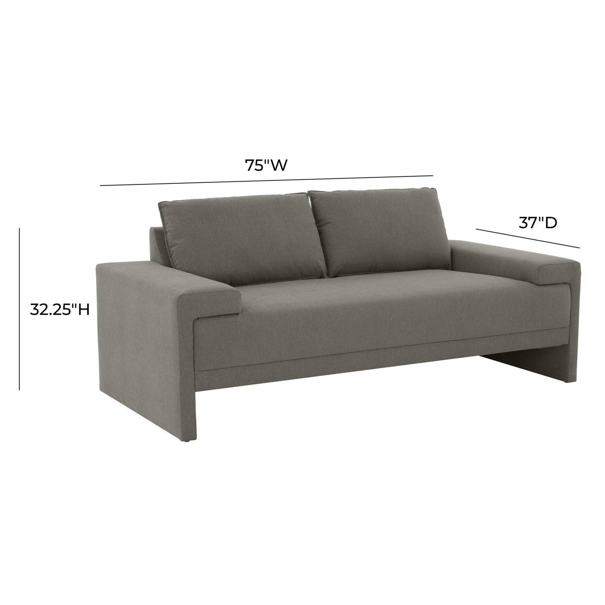 Maeve 75" Upholstered Loveseat