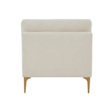 Serena Performance Velvet Modular Armless Chair - View 4