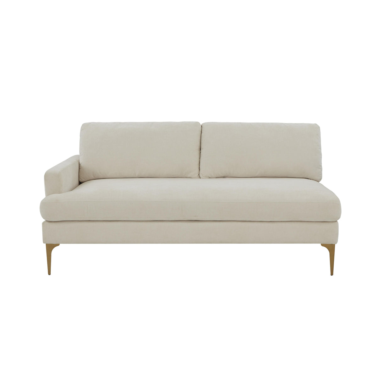 Serena 68" Performance Velvet Modular Loveseat - View 24