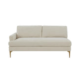 Serena 68" Performance Velvet Modular Loveseat - View 24