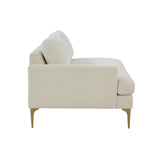 Serena 68" Performance Velvet Modular Loveseat - View 26