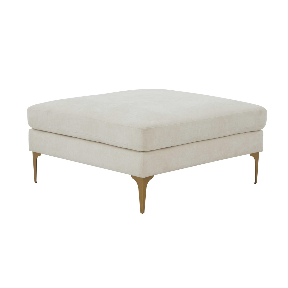 Serena Velvet Ottoman