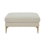 Serena Velvet Ottoman