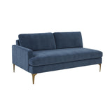 Serena 68" Performance Velvet Modular Loveseat - View 6