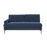 Serena 68" Performance Velvet Modular Loveseat - View 7