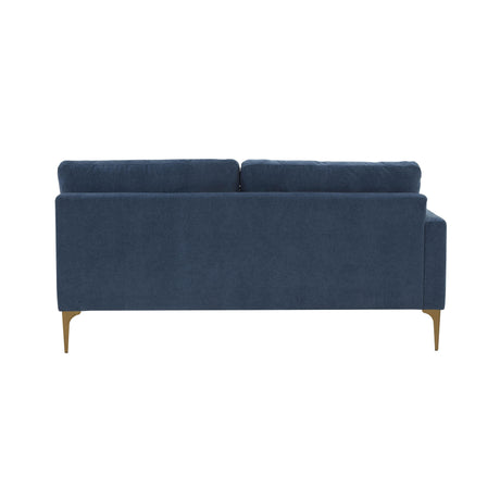 Serena 68" Performance Velvet Modular Loveseat - View 9