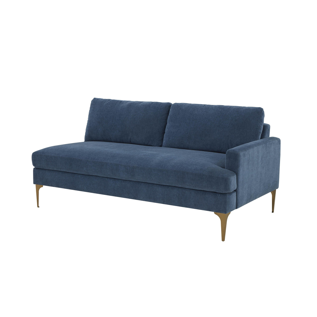 Serena 68" Performance Velvet Modular Loveseat - View 1