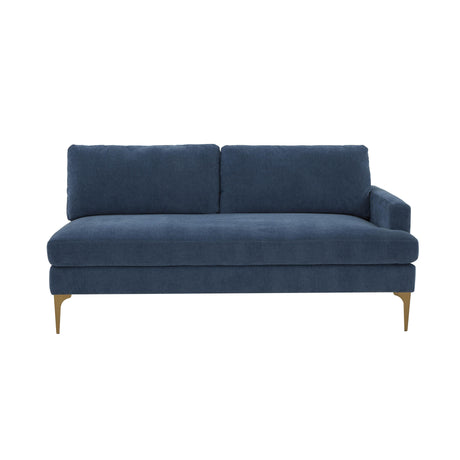 Serena 68" Performance Velvet Modular Loveseat - View 2