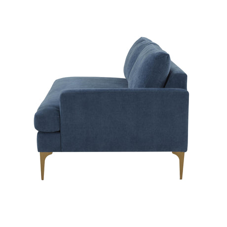 Serena 68" Performance Velvet Modular Loveseat - View 4
