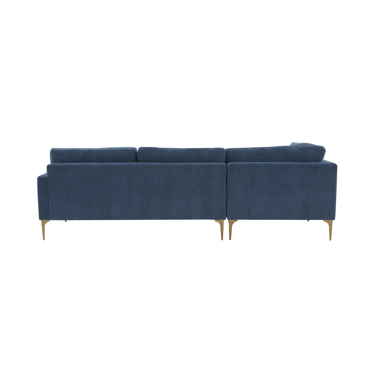 Serena 3-Piece Velvet Chaise Sectional