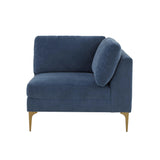 Serena Performance Velvet Modular Corner Seat - View 7