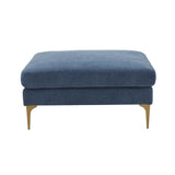 Serena Velvet Ottoman