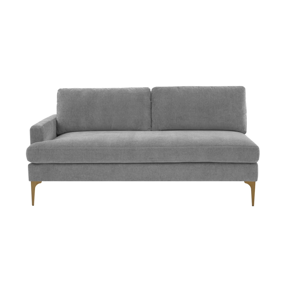 Serena 68" Performance Velvet Modular Loveseat - View 16