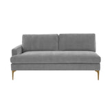 Serena 68" Performance Velvet Modular Loveseat - View 16